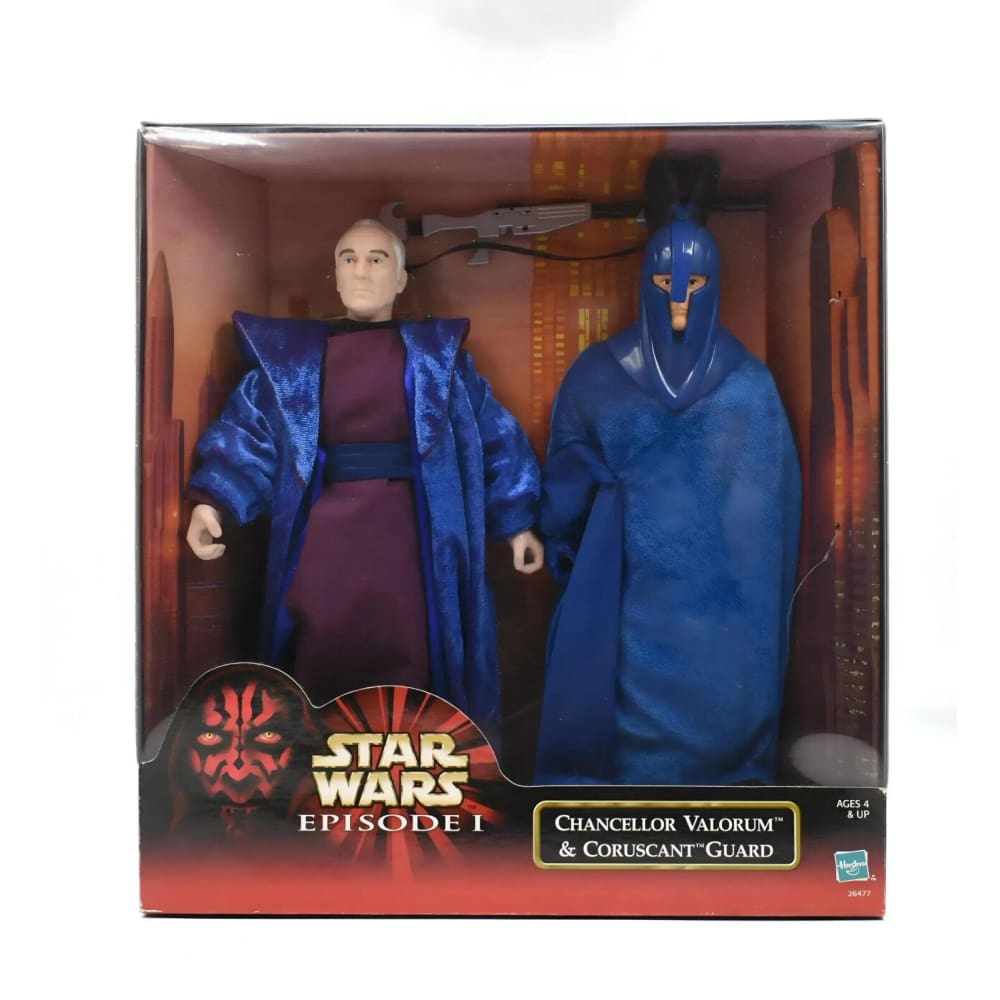 Star Wars Episode 1 - Chancellor Valorum & Coruscant Guard 12’’ Action Figure Set - Toys & Games:Action Figures & Accessories:Action Figures