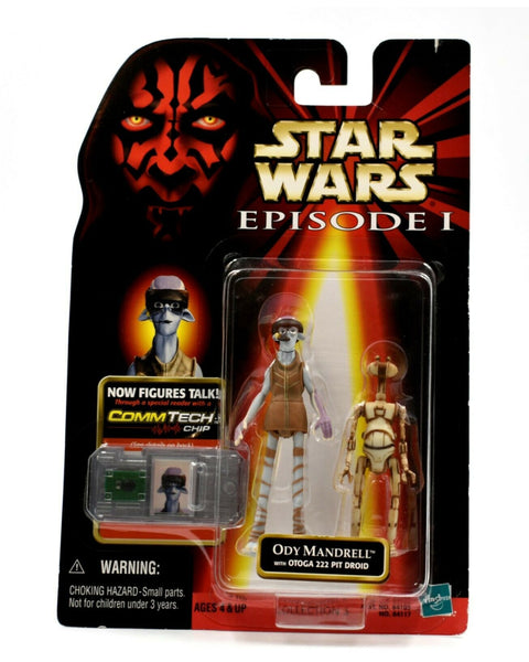 Star Wars Episode 1 - Ody Mandrell with Otoga 222 Pit Droid Action Figure