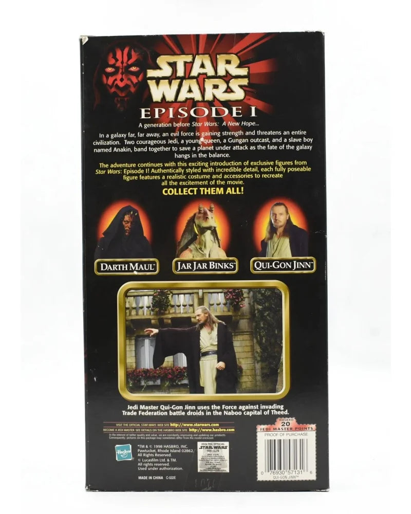 Star Wars Episode 1 - Qui-Gon Jinn 12’’ Action Figure - Toys & Games:Action Figures & Accessories:Action Figures