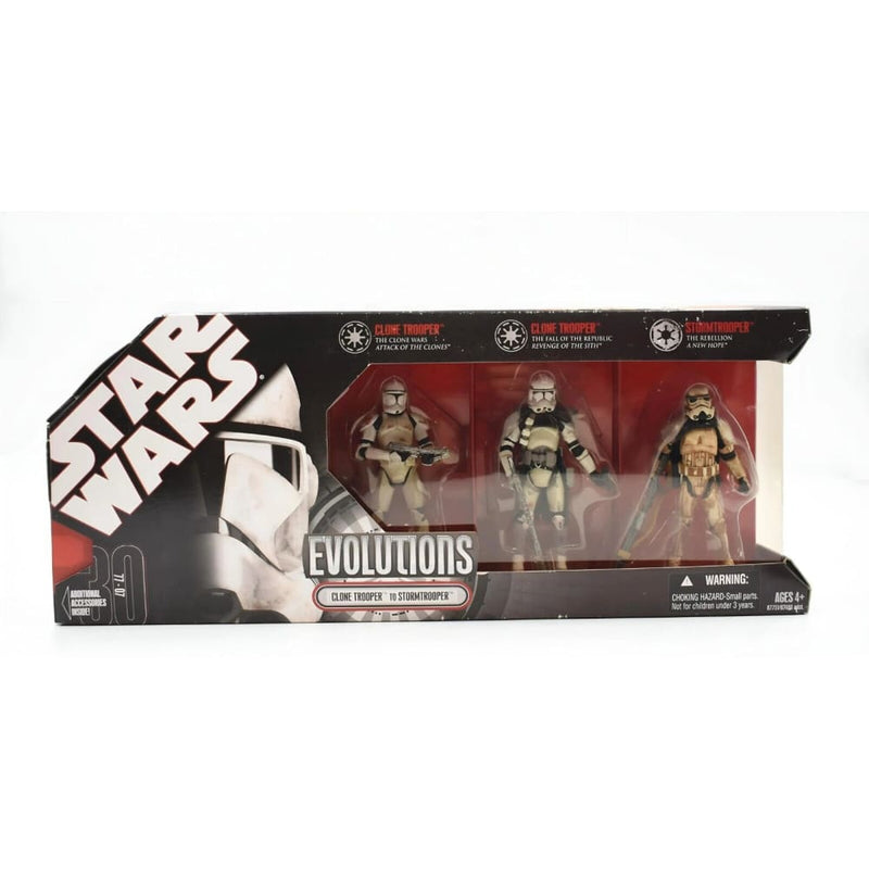 Star Wars Evolutions The Sith - Clone Trooper to Stormtrooper 3-Pack - Toys & Games:Action Figures & Accessories:Action Figures