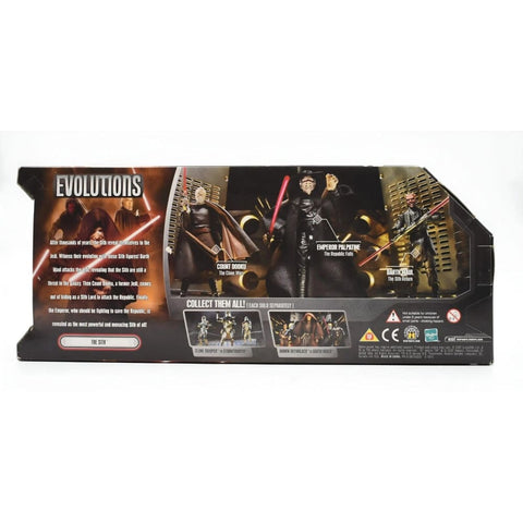 Star Wars Evolutions The Sith - Darth Maul + Count Dooku + Palpatine 3-Pack - Toys & Games:Action Figures & Accessories:Action Figures