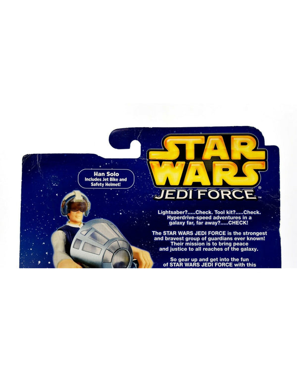 Star Wars Jedi Force Playskool - Han Solo with Jet Bike Action Figure Set - Toys & Games:Action Figures:TV Movies & Video Games