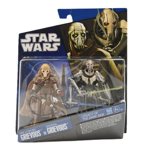 Star Wars Legacy of The Dark Side Pre-Cyborg Grievous to General Grievous 2-Pack - Toys & Games:Action Figures & Accessories:Action Figures