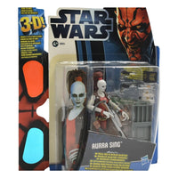 Star Wars Movie Heroes - Aurra Sing Action Figure with 3-D Glasses - Toys & Games:Action Figures & Accessories:Action Figures