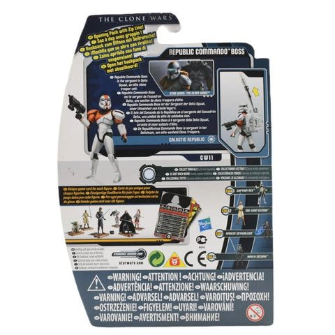 Star Wars Movie Heroes Clone Wars - CW11 Republic Commando Boss Action Figure - Toys & Games:Action Figures & Accessories:Action Figures