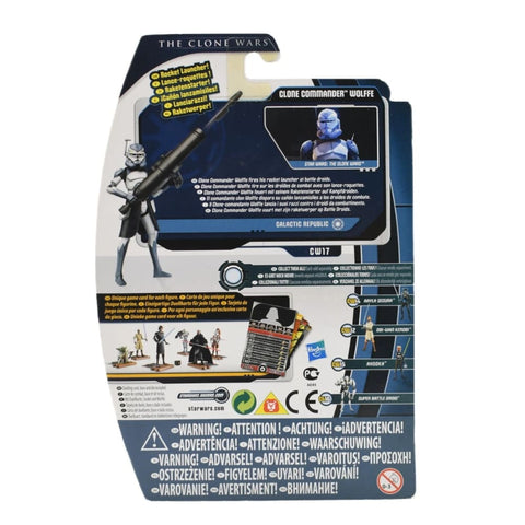 Star Wars Movie Heroes Clone Wars - CW17 Clone Commander Wolffe Action Figure - Toys & Games:Action Figures & Accessories:Action Figures