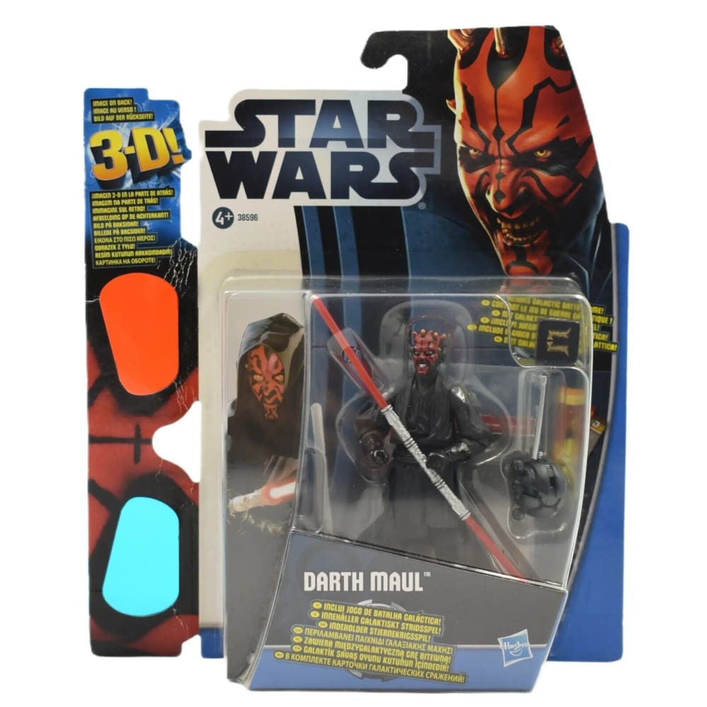 Star Wars Movie Heroes - Darth Maul Action Figure with 3-D Glasses - Toys & Games:Action Figures & Accessories:Action Figures