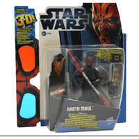 Star Wars Movie Heroes - Darth Maul Action Figure with 3-D Glasses - Toys & Games:Action Figures & Accessories:Action Figures