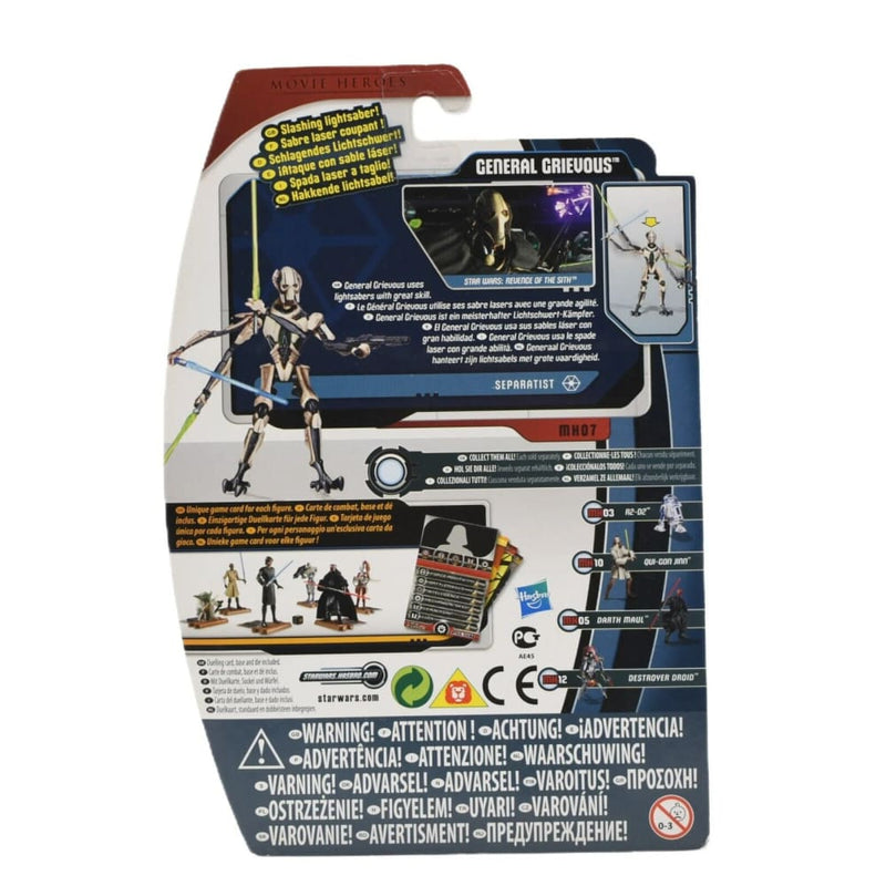 Star Wars Movie Heroes - MH07 General Grievous Action Figure - Toys & Games:Action Figures & Accessories:Action Figures