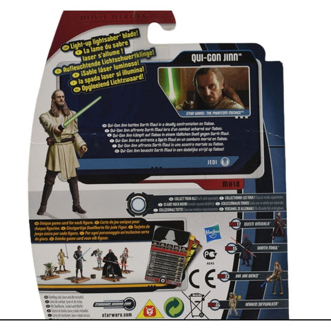 Star Wars Movie Heroes - MH18 Qui-Gon Jinn Action Figure - Toys & Games:Action Figures & Accessories:Action Figures