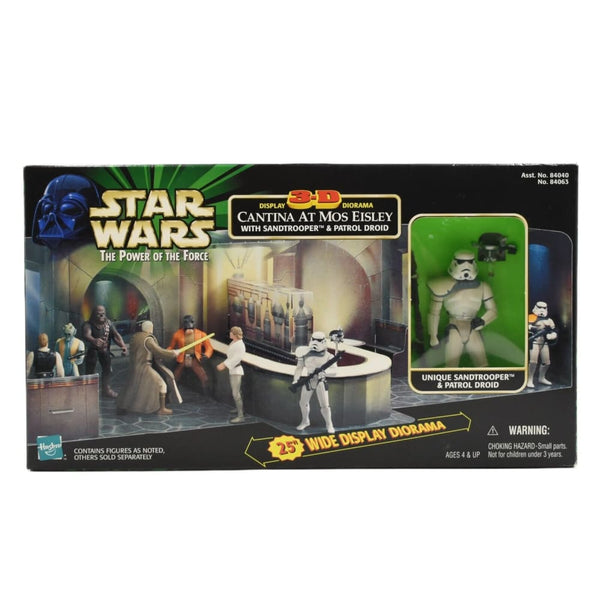 Star Wars Power of The Force 3D Diorama - Cantina at Mos Eisley w/ Sandtrooper - Toys & Games:Action Figures & Accessories:Action Figures