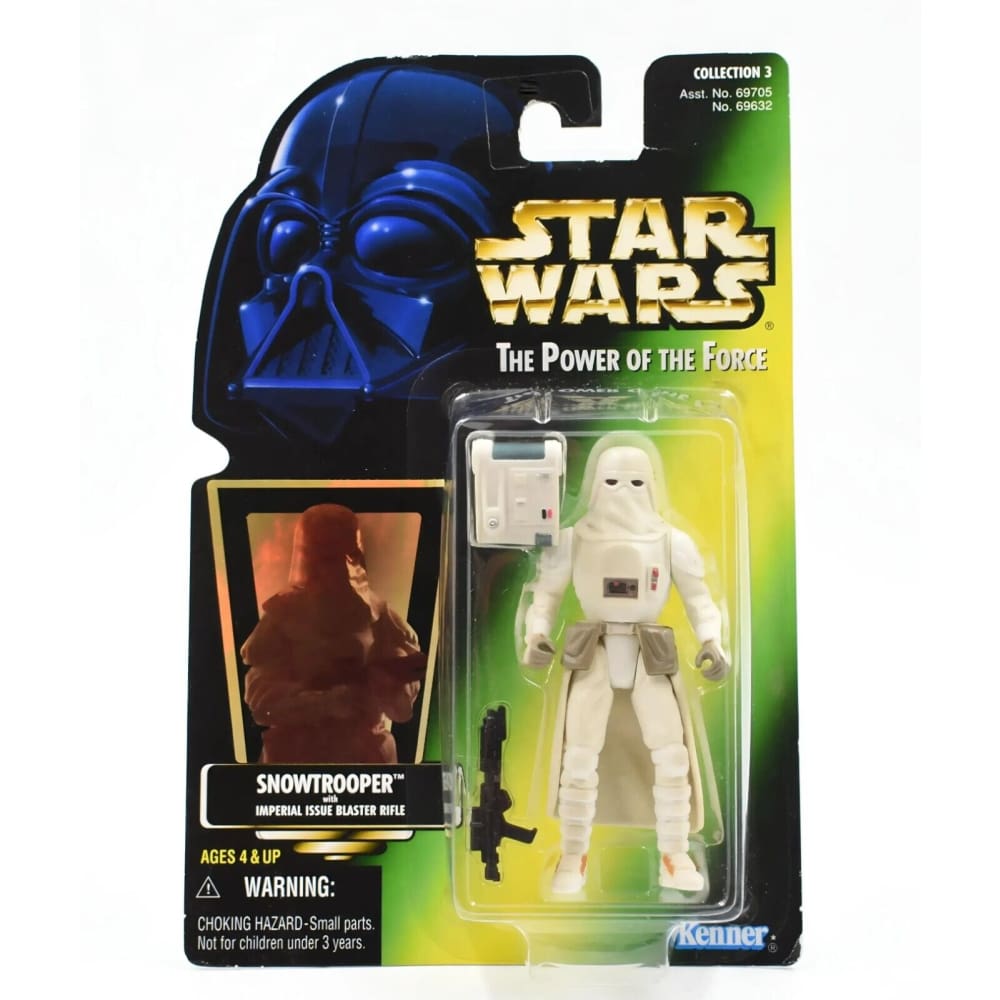 Star Wars Power of The Force Foil - Snowtrooper Action Figure - Toys & Games:Action Figures & Accessories:Action Figures