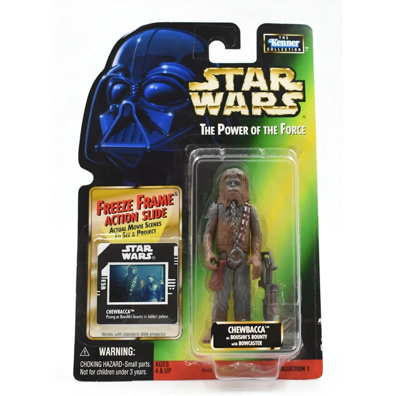 Star Wars Power of The Force Freeze Frame - Chewbacca as Boussh’s Bounty - Toys & Games:Action Figures & Accessories:Action Figures