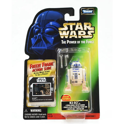 Star Wars Power of The Force Freeze Frame - Spring Loaded R2-D2 Action Figure - Toys & Games:Action Figures & Accessories:Action Figures