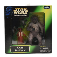 Star Wars Power of The Force - Kabe and Muftak Action Figure 2-Pack - Toys & Games:Action Figures & Accessories:Action Figures