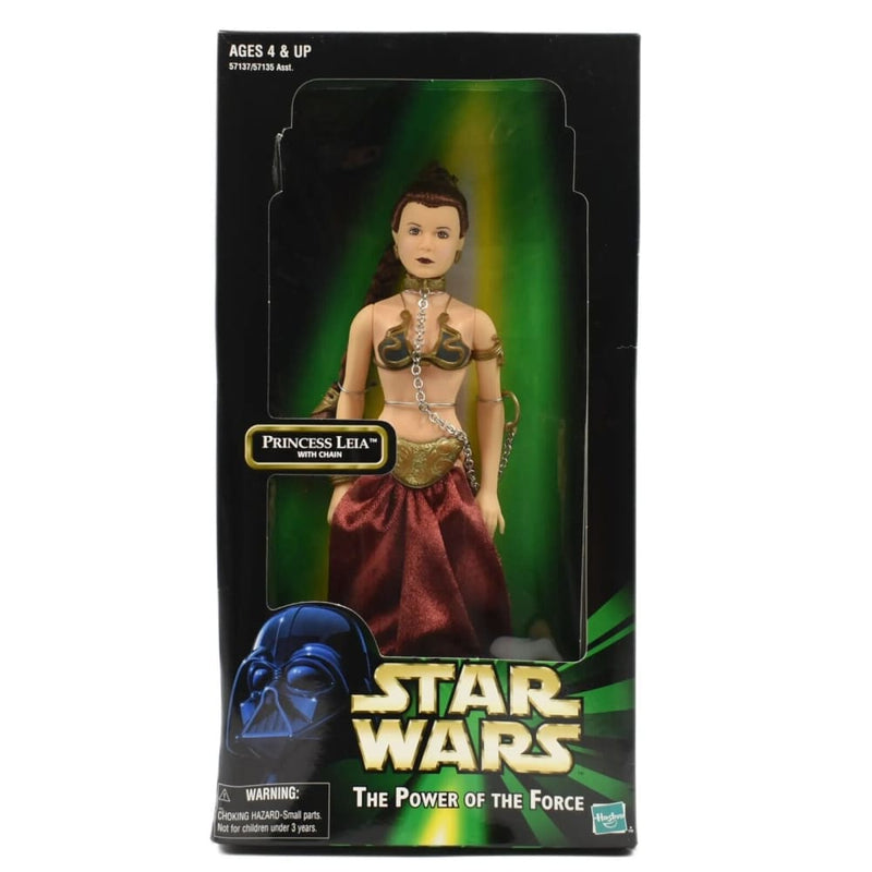 Star Wars Power of The Force Princess Leia Jabbas Prisoner with Chain 12’’ Figure - Toys & Games:Action Figures & Accessories:Action Figures