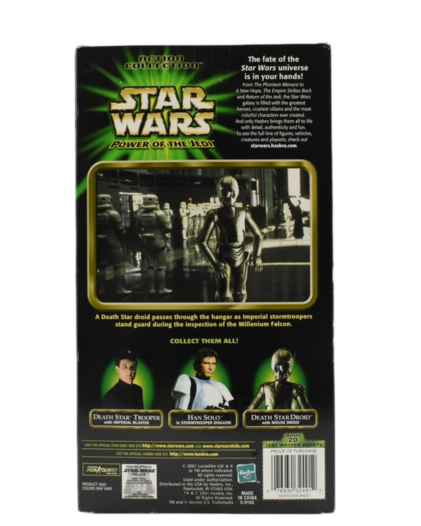 Star Wars Power of The Jedi Death Star Droid with Mouse Droid 12’’ Action Figure - Toys & Games:Action Figures & Accessories:Action Figures