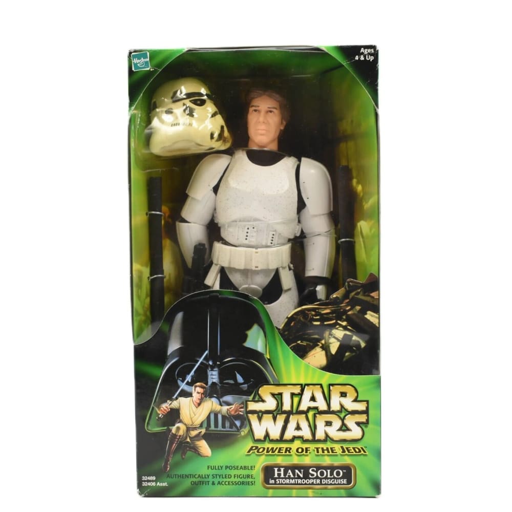 Star Wars Power of The Jedi Han Solo in Stormtrooper Disguise 12’’ Action Figure - Toys & Games:Action Figures & Accessories:Action Figures