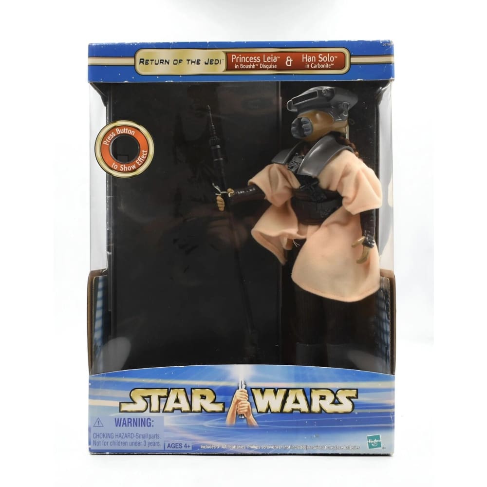 Star Wars Princes Leia Boushh Disguise & Han Solo in Carbonite 12’’ Figure Set - Toys & Games:Action Figures & Accessories:Action Figures