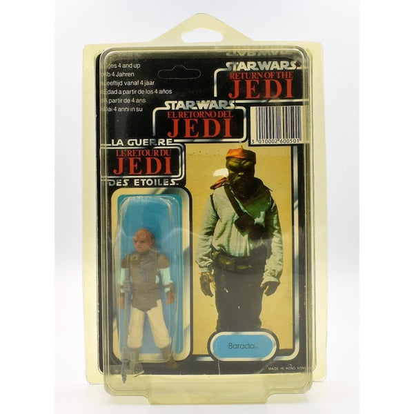 Star Wars Return Of The Jedi Tri-Logo (1983) - Barada / Weequay Action Figure - Error Miscard