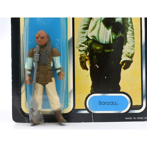 Star Wars Return Of The Jedi Tri-Logo (1983) - Barada / Weequay Action Figure - Error Miscard