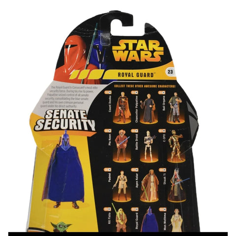 Star Wars Revenge of The Sith - Blue Royal Guard (Senate Security) Action Figure - Toys & Games:Action Figures & Accessories:Action Figures