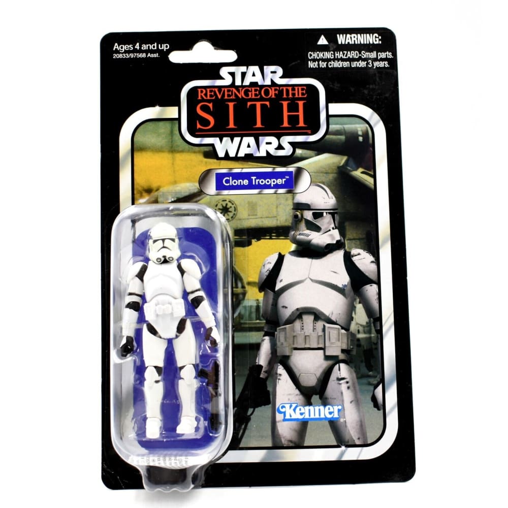 Star Wars ROTS The Vintage Collection - Clone Trooper Action Figure VC15 - Toys & Games:Action Figures & Accessories:Action Figures