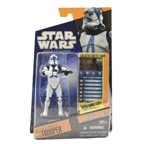 Star Wars Saga Legends - 501st Legion Trooper Action Figure SL19 - Toys & Games:Action Figures & Accessories:Action Figures