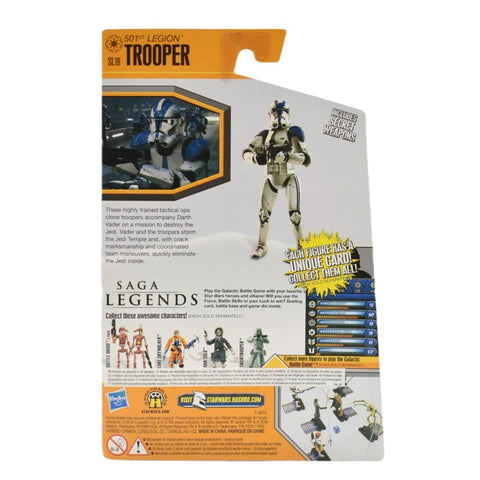 Star Wars Saga Legends - 501st Legion Trooper Action Figure SL19 - Toys & Games:Action Figures & Accessories:Action Figures