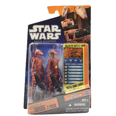 Star Wars Saga Legends - Battle Droid Action Figure 2-Pack SL20 - Toys & Games:Action Figures & Accessories:Action Figures