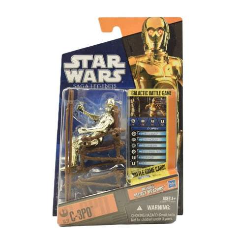 Star Wars Saga Legends - C-3PO (Ewok Throne) Action Figure SL17 - Toys & Games:Action Figures & Accessories:Action Figures