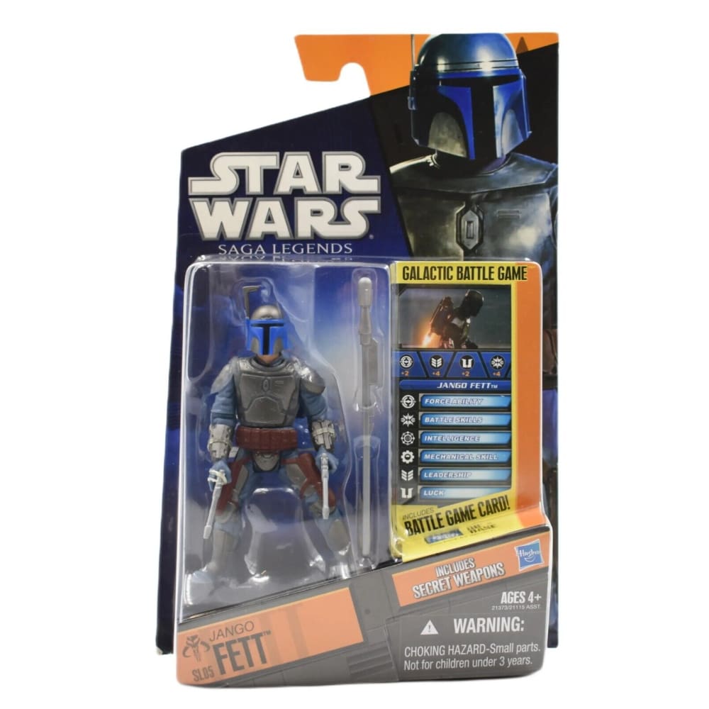 Star Wars Saga Legends - Jango Fett (Helmeted) Action Figure SL05 - Toys & Games:Action Figures & Accessories:Action Figures