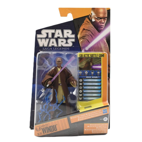 Star Wars Saga Legends - Mace Windu (Jedi Master) Action Figure SL29 - Toys & Games:Action Figures & Accessories:Action Figures