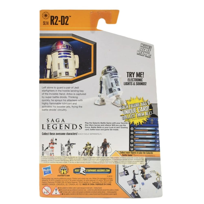 Star Wars Saga Legends - R2-D2 (Astro Droid) Action Figure SL14 - Toys & Games:Action Figures & Accessories:Action Figures