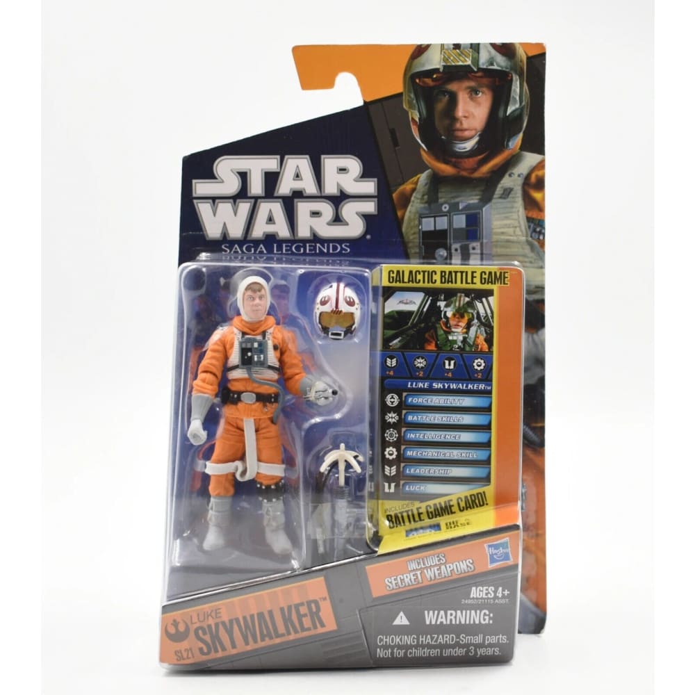 Star Wars Saga Legends - SL21 Luke Skywalker in X-Wing Gear Action Figure - Toys & Games:Action Figures & Accessories:Action Figures