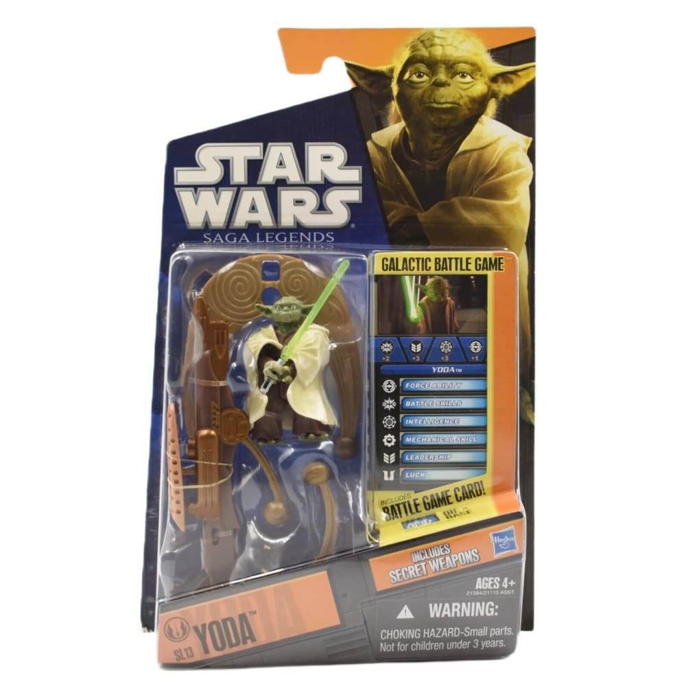 Star Wars Saga Legends - Yoda (Jedi Master) Action Figure SL13 - Toys & Games:Action Figures & Accessories:Action Figures