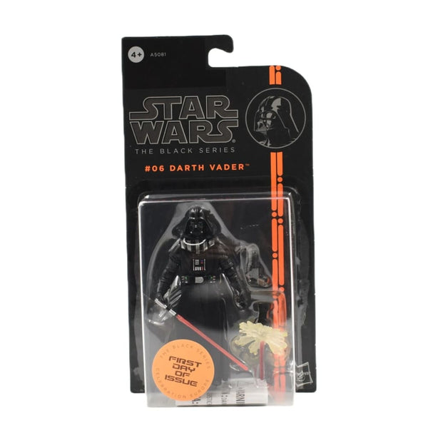 Star Wars The Black Series #06 Darth Vader 3.75’’ Action Figure (First Day Issue) - Toys & Games:Action Figures & Accessories:Action Figures