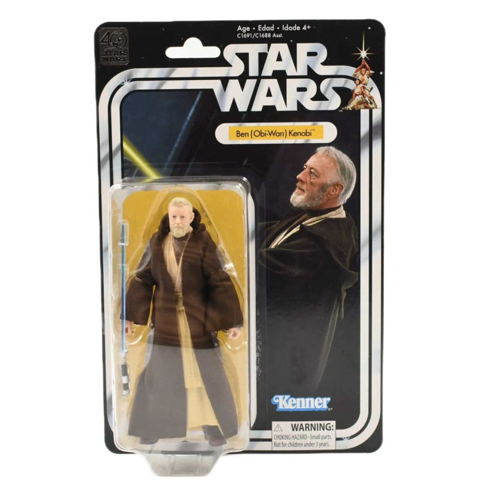 Star Wars The Black Series 40th Anniversary - Ben (Obi-Wan) Kenobi Action Figure - Toys & Games:Action Figures & Accessories:Action Figures