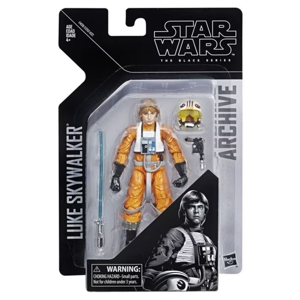 Star Wars The Black Series Archive - Luke Skywalker X-Wing Pilot Action Figure - Toys & Games:Action Figures & Accessories:Action Figures