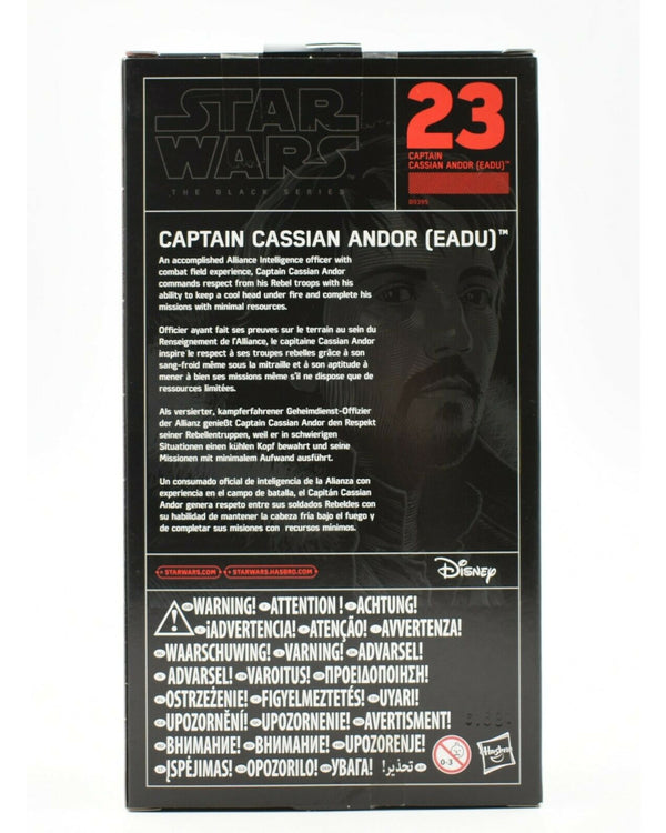 Star Wars The Black Series - Captain Cassian Andor (Eadu) 6 Action Figure - Toys & Games:Action Figures:TV Movies & Video Games