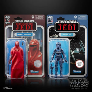 Star Wars The Black Series Carbonized - Emperor’s Royal Guard & TIE Fighter Pilot 2-Pack - Toys & Games:Action Figures &