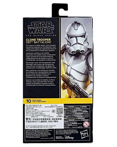 Star Wars The Black Series Clone Wars - Clone Trooper (187th Battalion) Figure - Toys & Games:Action Figures & Accessories:Action Figures