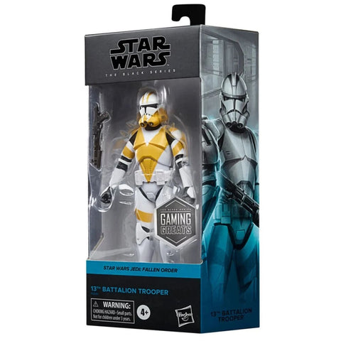 Star Wars The Black Series Gaming Greats - 13th Battalion Trooper Action Figure - Toys & Games:Action Figures & Accessories:Action Figures