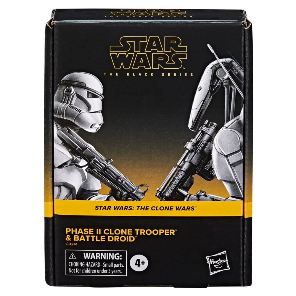 Star Wars The Black Series - Phase II Clone Trooper & Battle Droid Action Figure - Toys & Games:Action Figures & Accessories:Action Figures