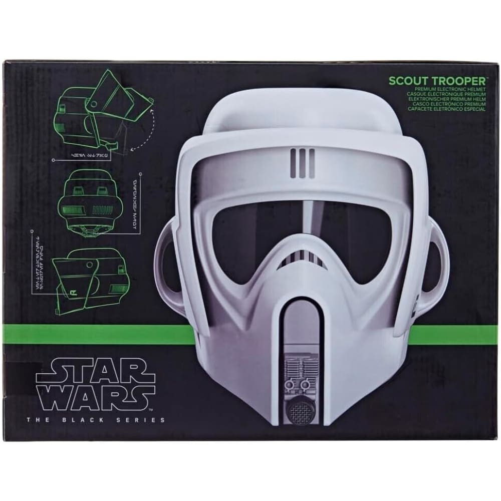 Star Wars The Black Series - Scout Trooper Premium Electronic Helmet - Toys & Games:Action Figures & Accessories:Action Figures