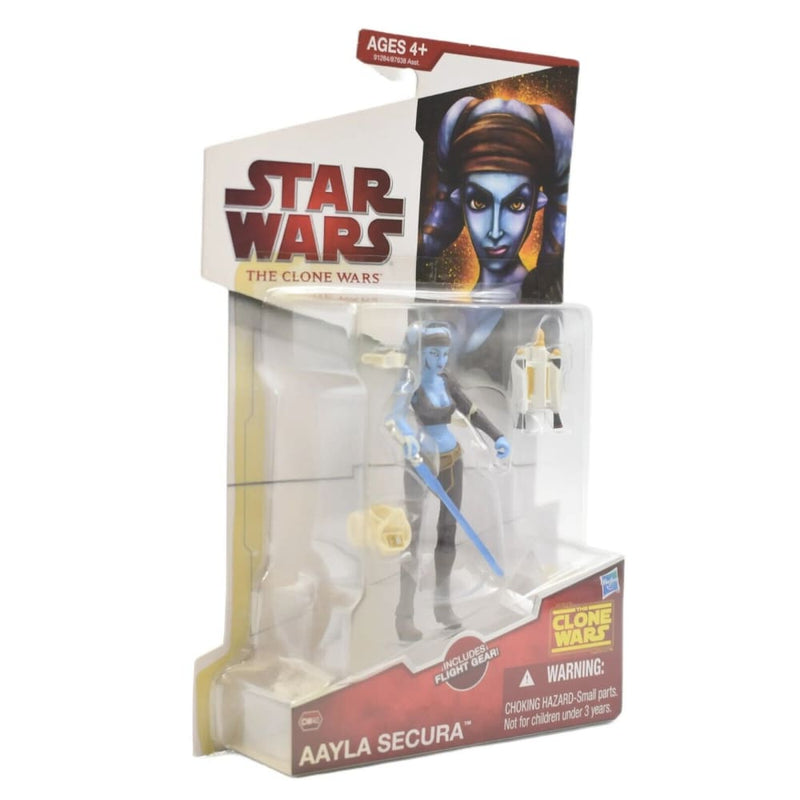 Star Wars The Clone Wars - Aayla Secura Action Figure - CW40 - Toys & Games:Action Figures & Accessories:Action Figures