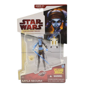 Star Wars The Clone Wars - Aayla Secura Action Figure - CW40 - Toys & Games:Action Figures & Accessories:Action Figures