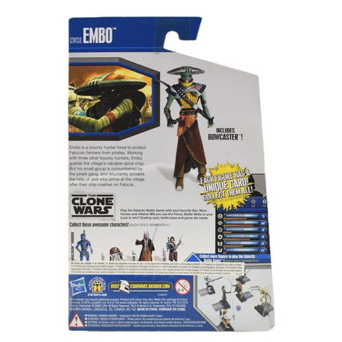 Star Wars The Clone Wars - Embo (Bounty Hunter) Action Figure - CW33 - Toys & Games:Action Figures & Accessories:Action Figures