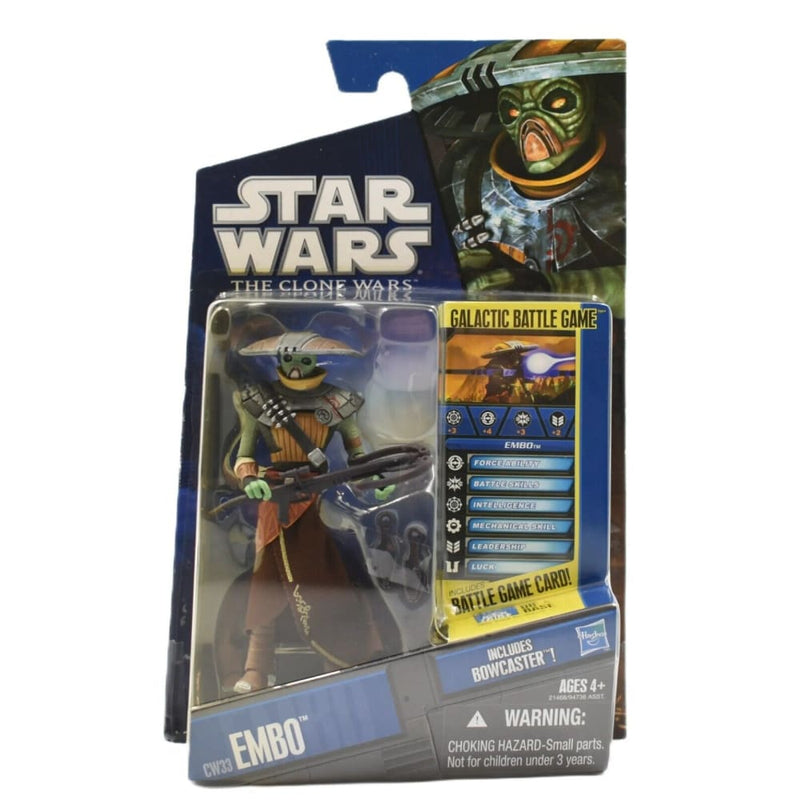 Star Wars The Clone Wars - Embo (Bounty Hunter) Action Figure - CW33 - Toys & Games:Action Figures & Accessories:Action Figures