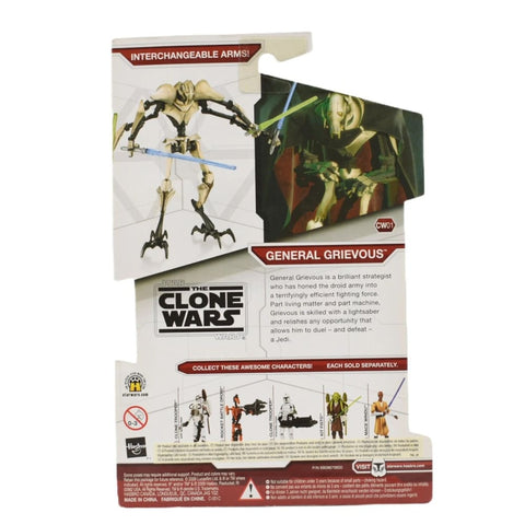 Star Wars The Clone Wars - General Grievous Action Figure CW01 - Toys & Games:Action Figures & Accessories:Action Figures